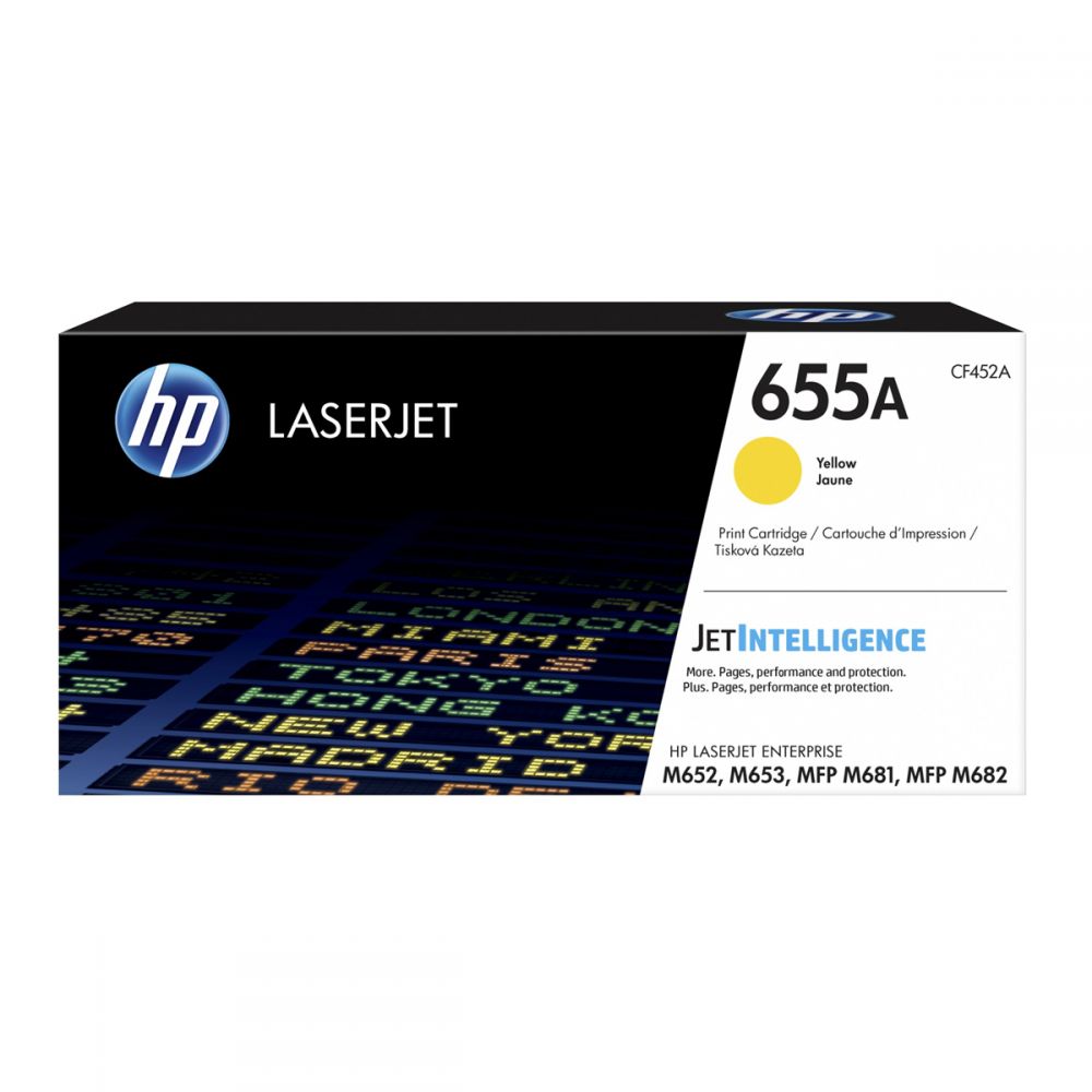 Toner LaserJet HP 655A Yellow ( 10.5K )