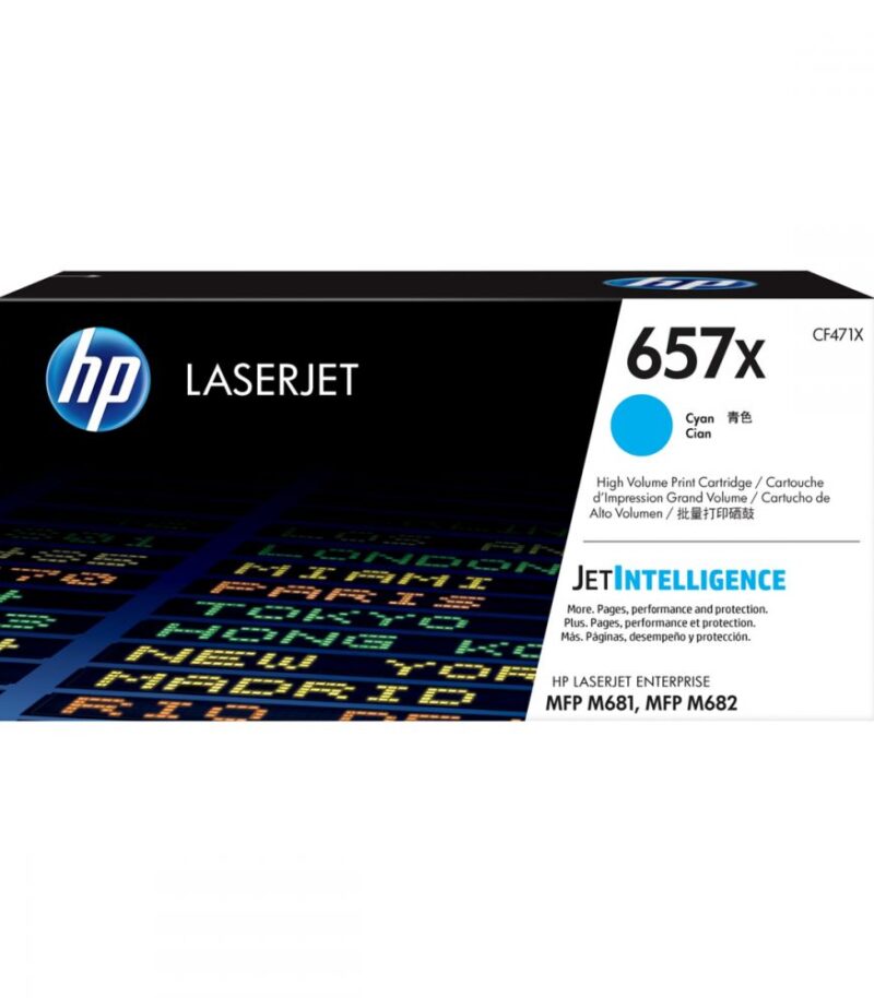 Toner LaserJet HP 657Χ Cyan ( 23K )