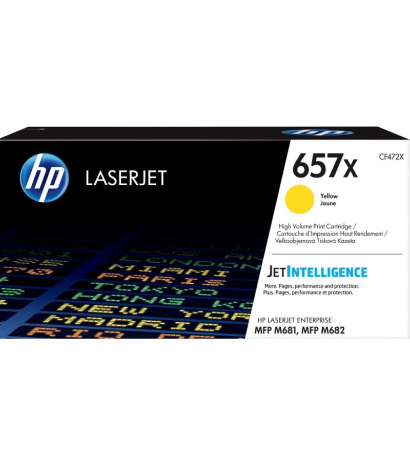 Toner LaserJet HP 657Χ Yellow ( 23K )
