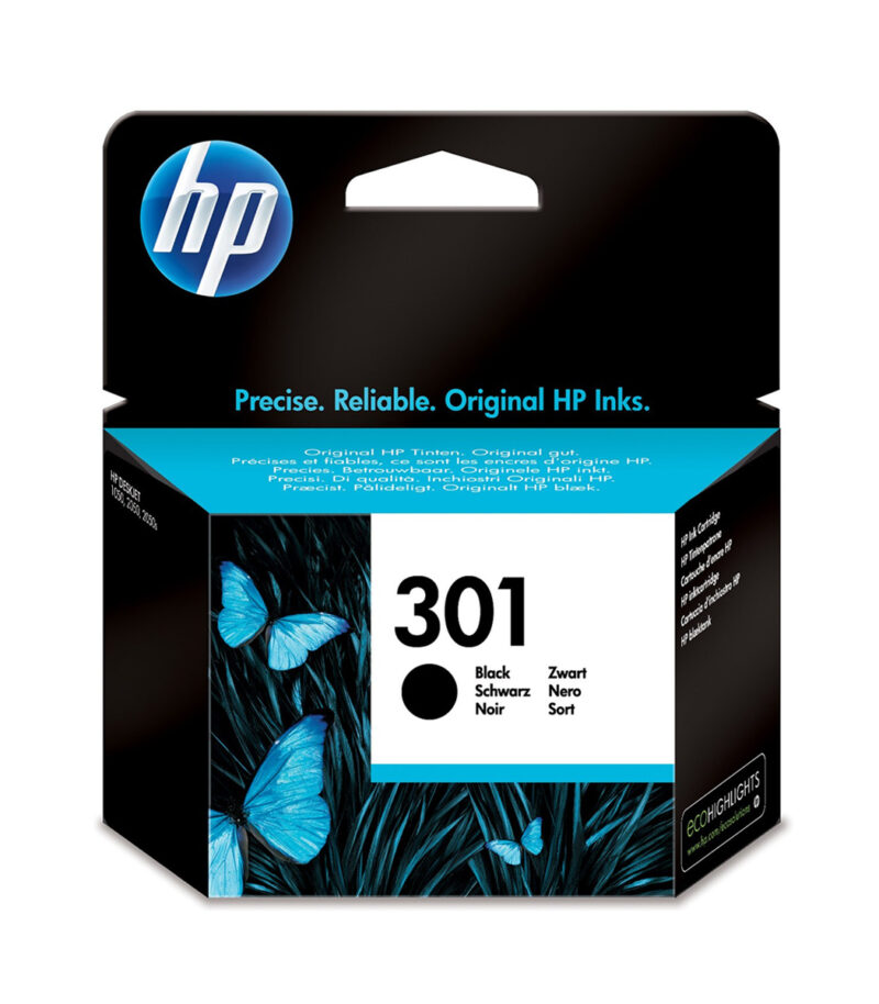 Ink HP No 301 Black - 3ml - 170Pgs