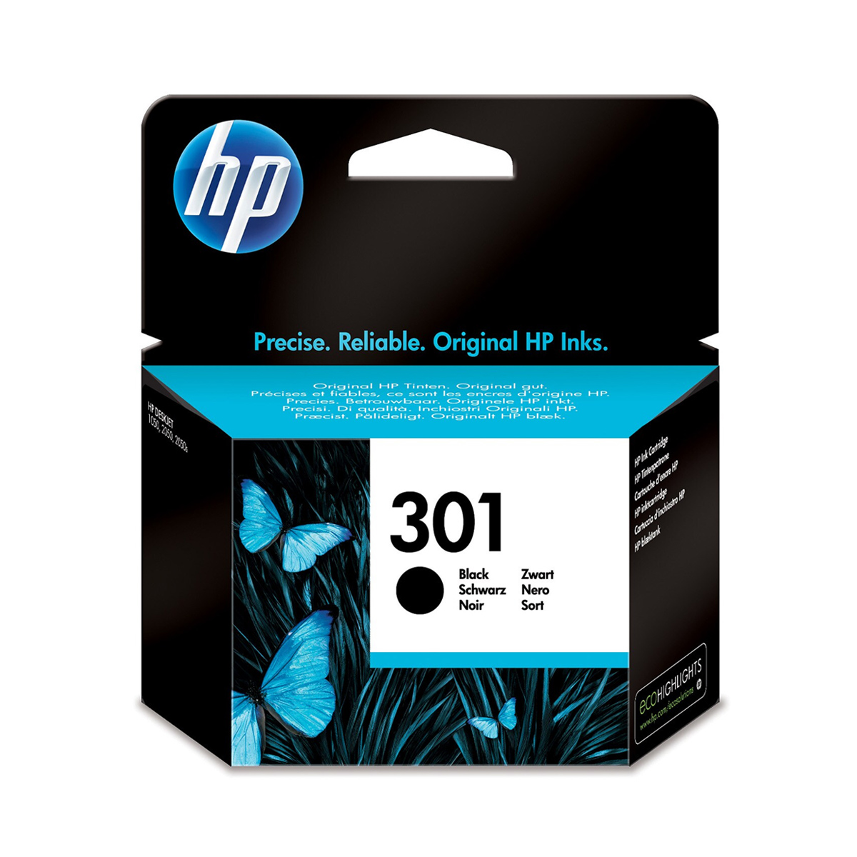 Ink HP No 301 Black - 3ml - 170Pgs