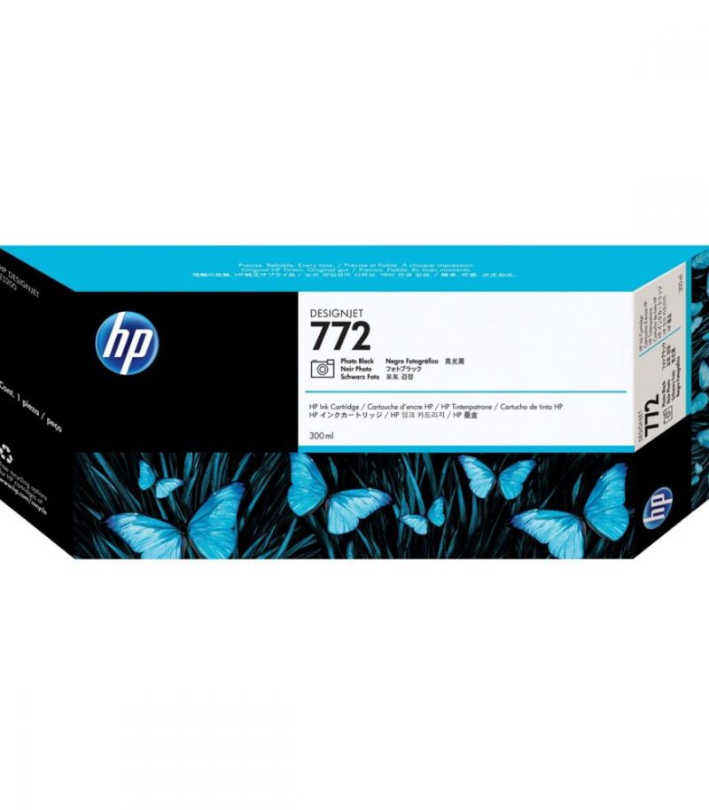 HP 772 300-ml Photo Black DesignJet Ink Cartridge
