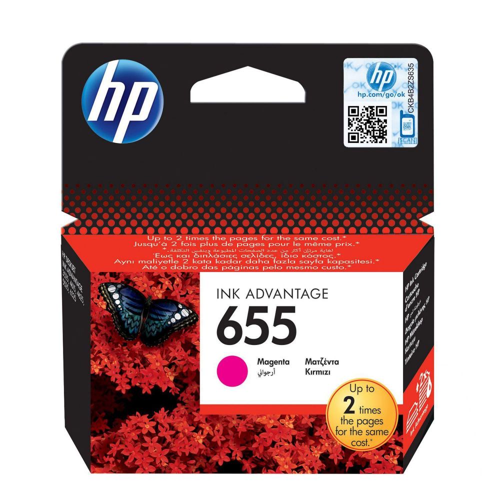 Ink HP No 655 Magenta Ink Crtr