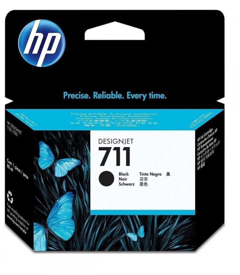 Ink HP No 711 Black Ink Crtr - 80ml