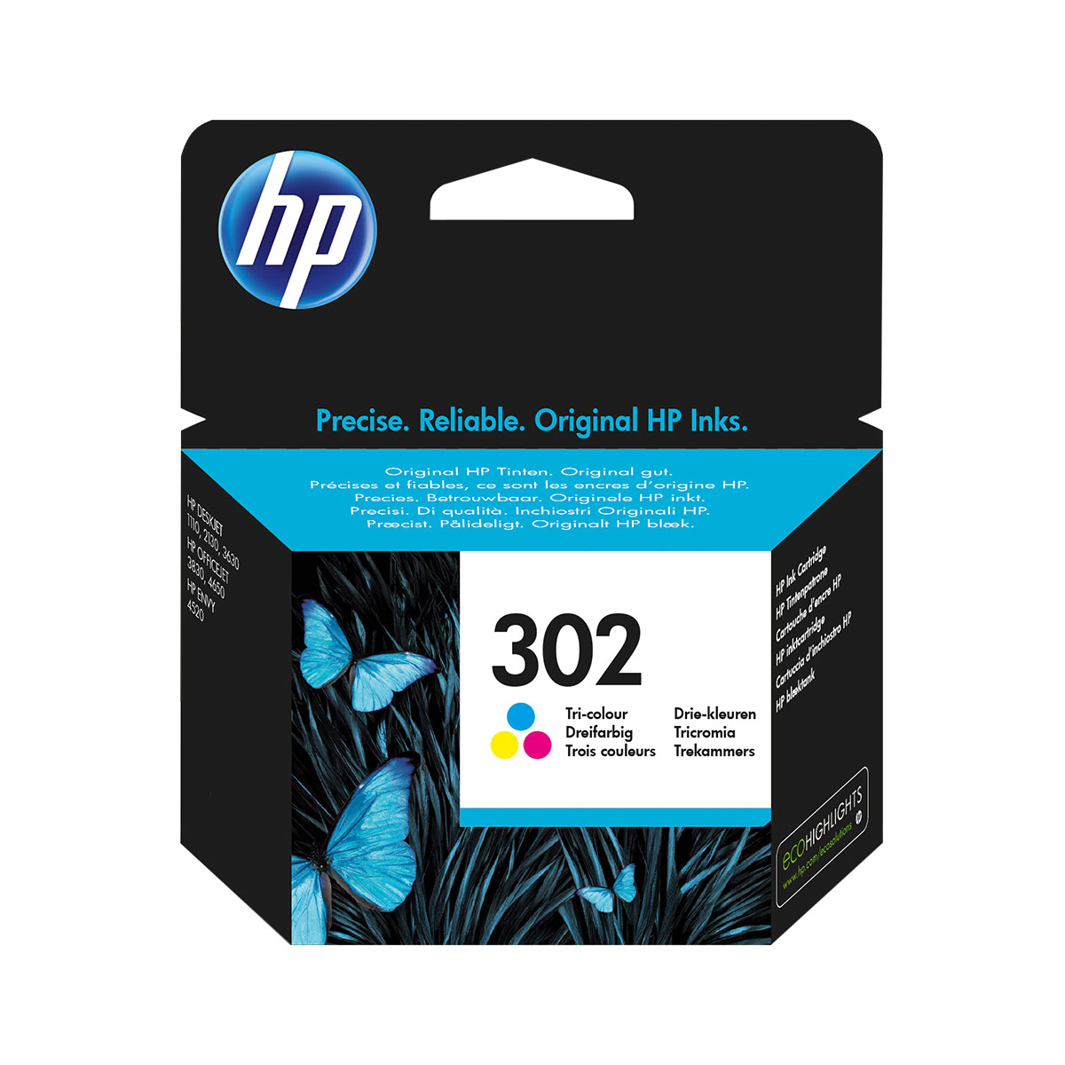 HP 302 TRI-COLOR INK CARTR