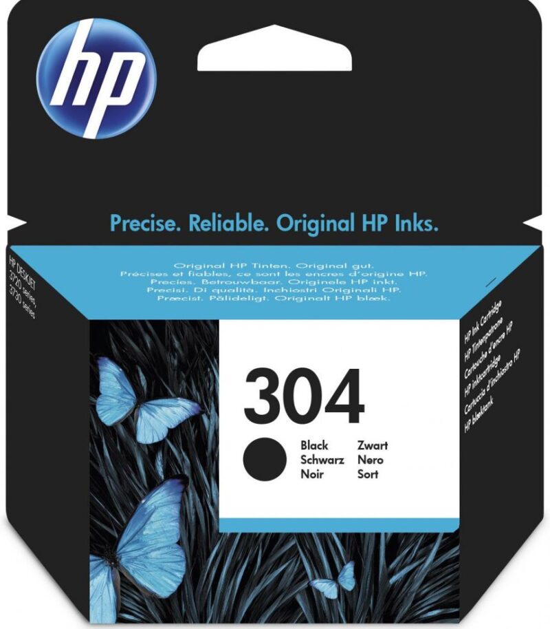 Ink HP No 304 Black Ink Crtr 120 pgs