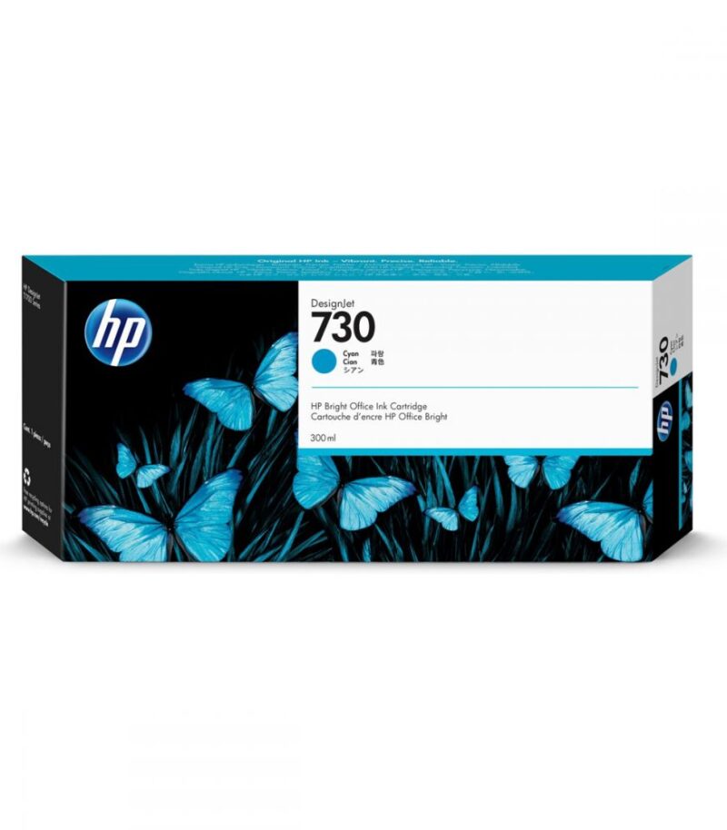 HP 730 300-ml Cyan DesignJet Ink Cartridge