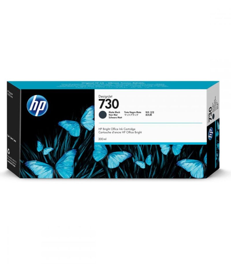 HP 730 300-ml Matte Black DesignJet Ink Cartridge