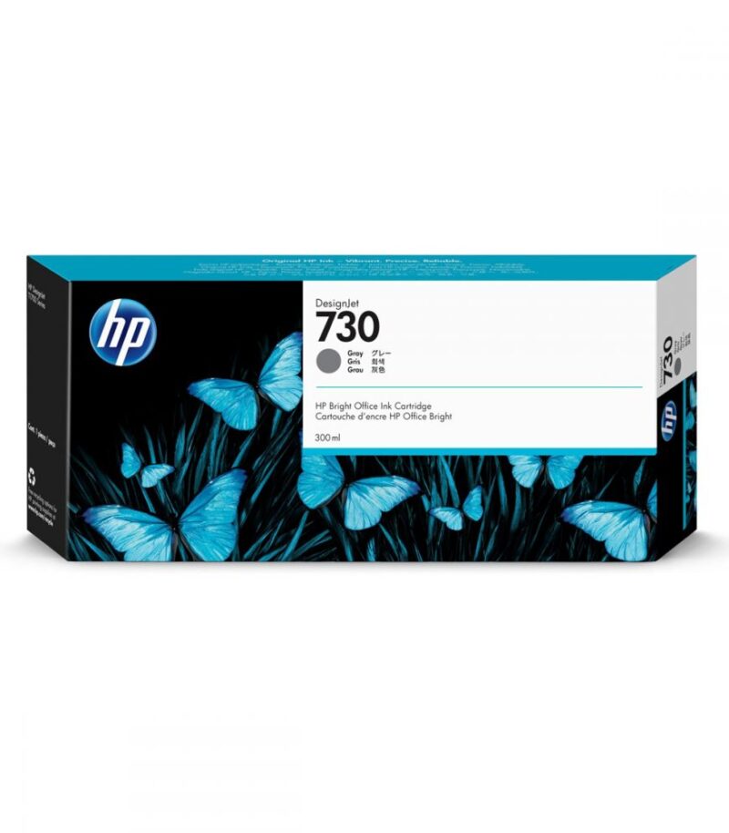 HP 730 300-ml Gray DesignJet Ink Cartridge