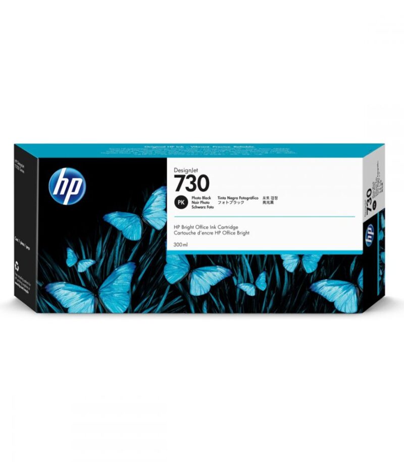 HP 730 300-ml Photo Black DesignJet Ink Cartridge