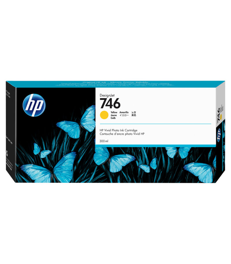 HP 746 300-ml Yellow DesignJet Ink Cartridge