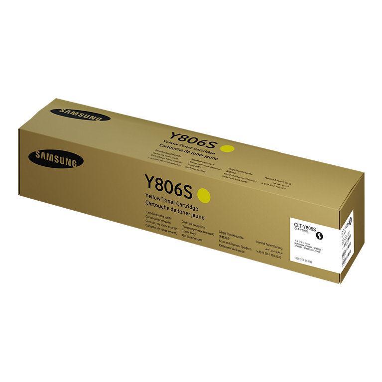 Toner Color Laser Samsung-HP CLT-Y806S,ELS Yellow - 30k Pgs