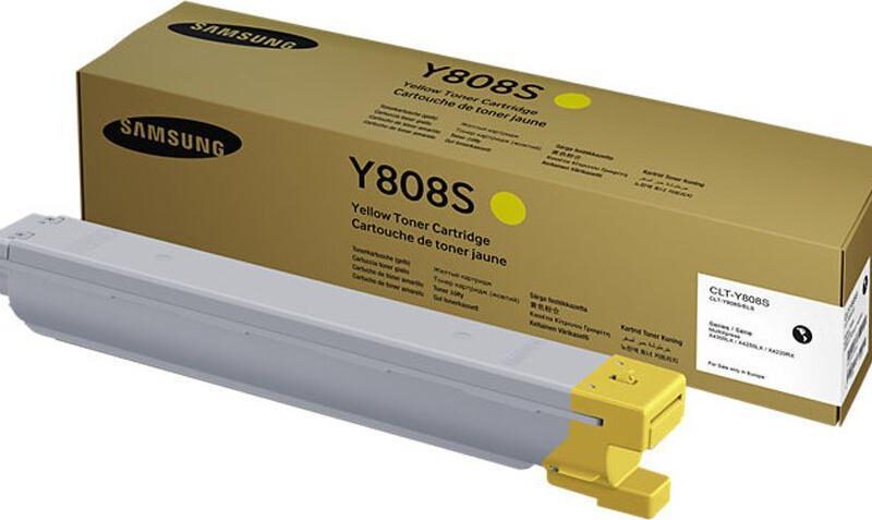 Toner Color Laser Samsung-HP CLT-Y808S ELS Yellow - 20k Pgs