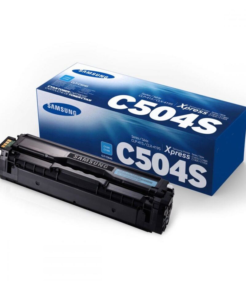 Toner Color Laser Samsung-HP CLT-C504S,ELS Cyan - 1.8K Pgs