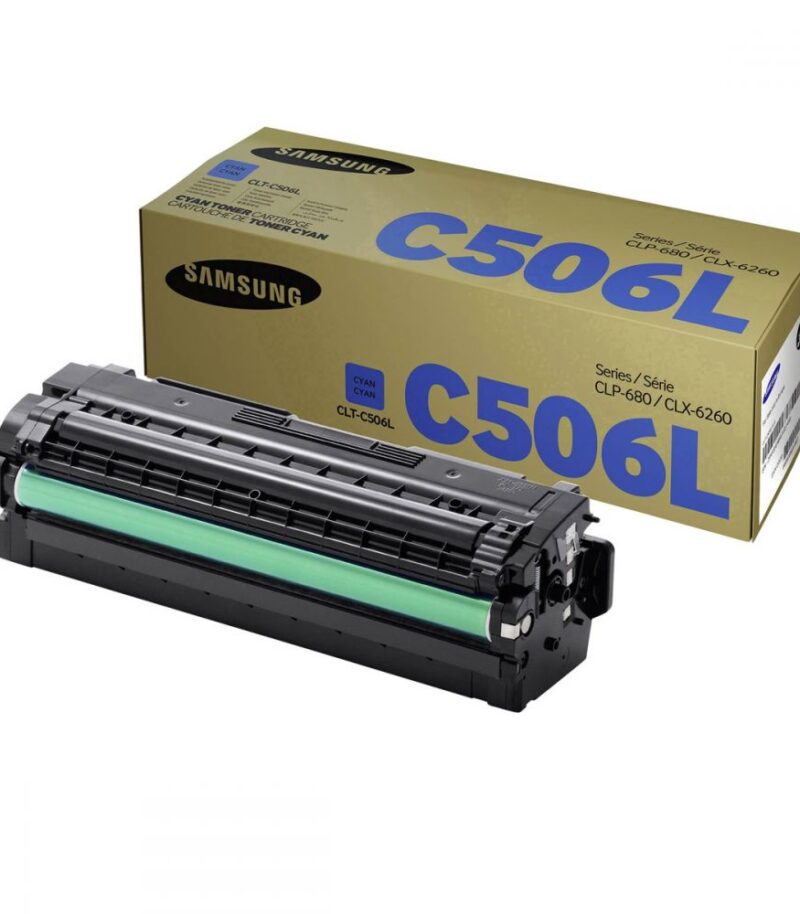 Toner Color Laser Samsung-HP CLT-C506L,ELS Cyan High Yield - 3.5k Pgs