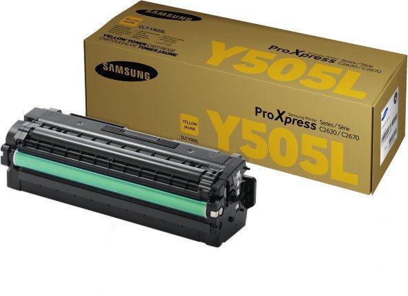 Toner Color Laser Samsung-HP CLT-Y505L,ELS Yellow - 3.5k Pgs