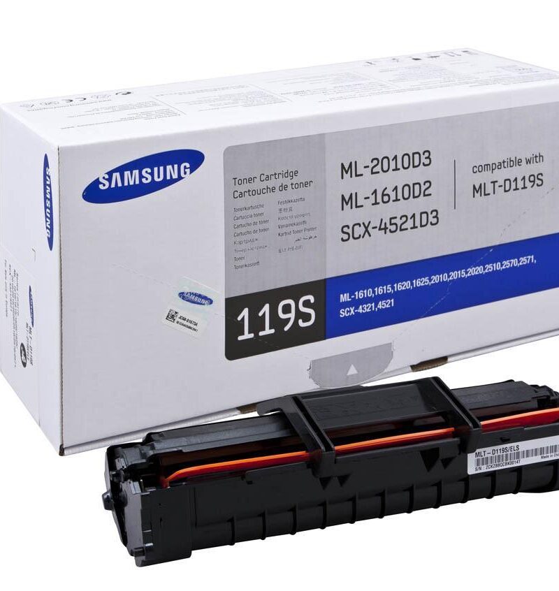 Toner and Drum Laser Samsung-HP MLT-D119S Black 2K Pgs
