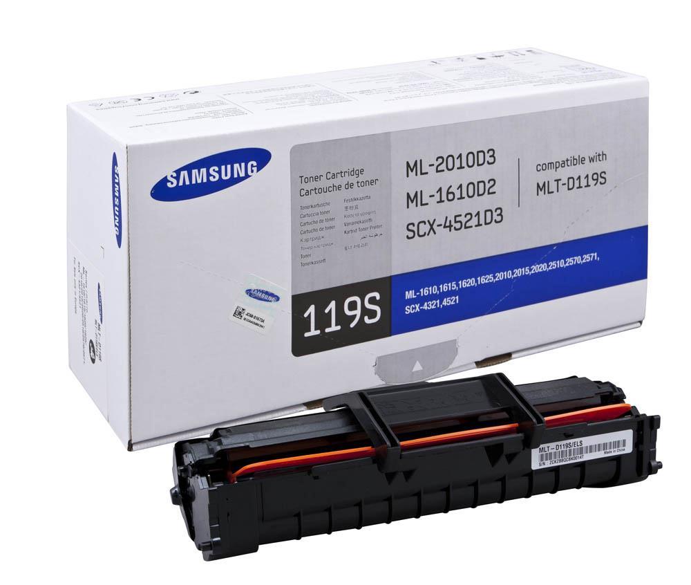 Toner and Drum Laser Samsung-HP MLT-D119S Black 2K Pgs