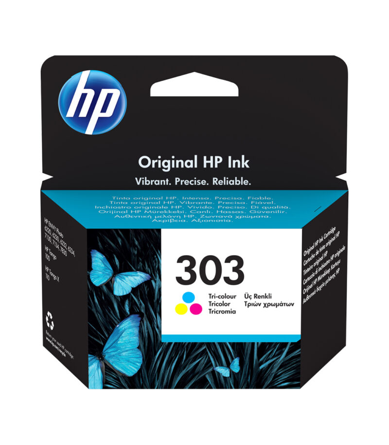 HP 303 Tri-color Original Ink Cartridge