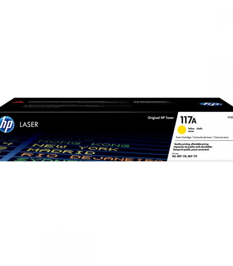 HP 117A Yellow Original Laser Toner Cartridge W2072A