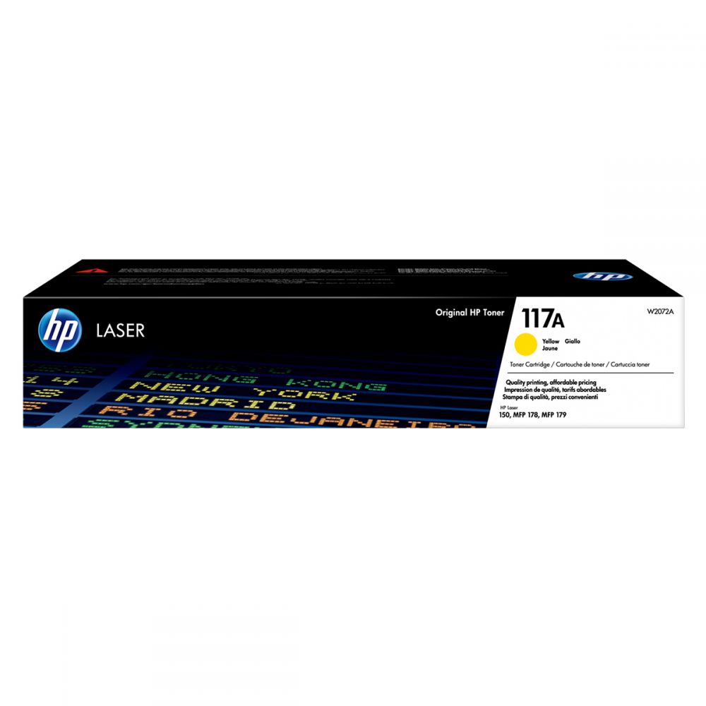 HP 117A Yellow Original Laser Toner Cartridge W2072A