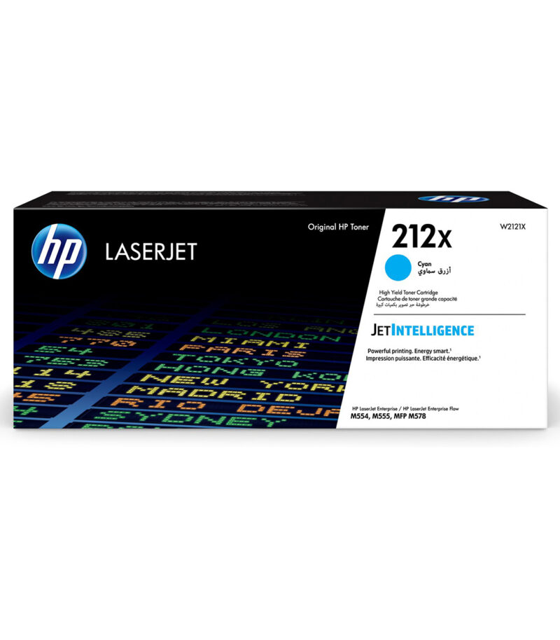 HP 212X High Yield Cyan Original LaserJet Toner Cartridge