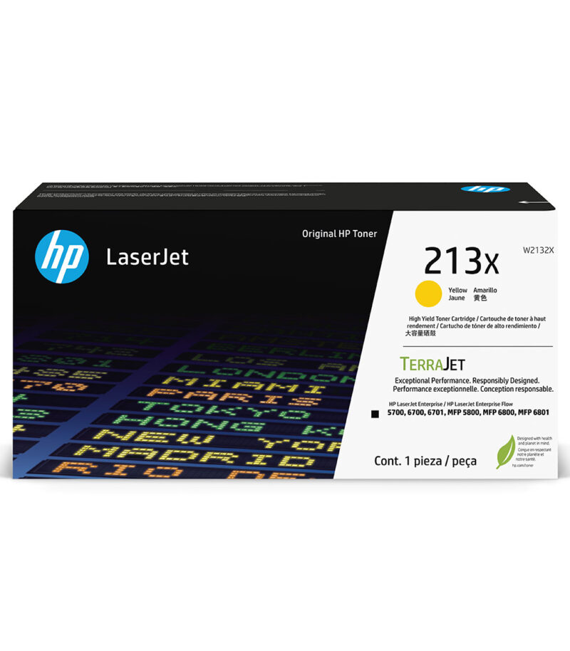 HP 213X Ylw Original LaserJet Toner Crtg