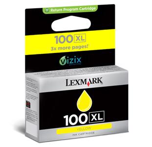 No 100XL Ink Lexmark 14N1071 Yellow - 600Pgs