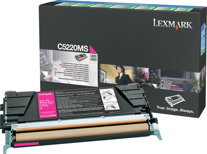 Toner Laser Lexmark C5220MS Magenta -3000Pgs