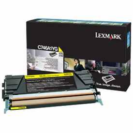 Toner Laser Lexmark C746A1Y Yellow - 7K Pgs