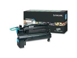 Toner Laser Lexmark X792X1CG Cyan Extra High Yield 20K Pgs