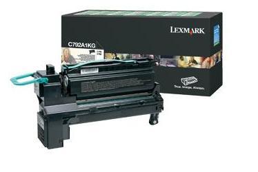 Toner Laser Lexmark C792A1KG Black Standard Yield 6K Pgs