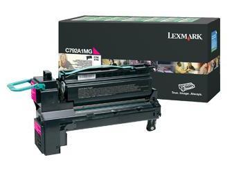 Toner Laser Lexmark C792A1MG Magenta Standard Yield 6K Pgs
