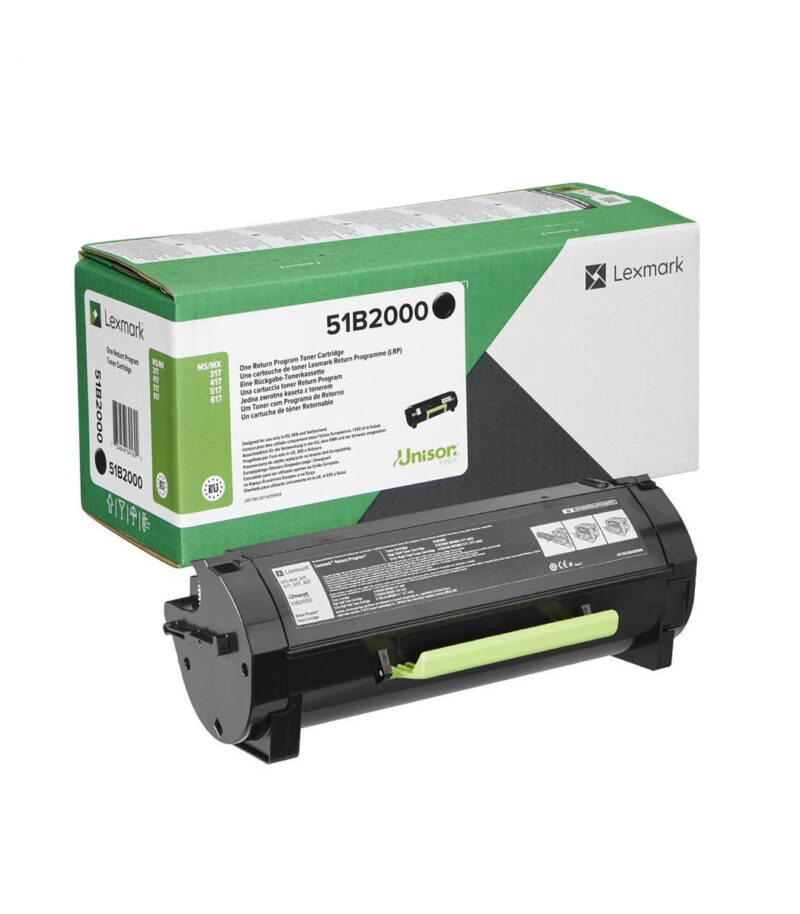 Toner Laser Lexmark 51B2000 Standard -2.5k Pgs
