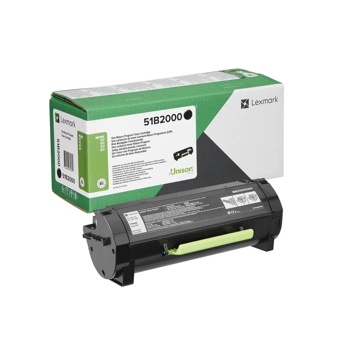 Toner Laser Lexmark 51B2000 Standard -2.5k Pgs Toner Laser Lexmark 51B2000 Standard -2.5k Pgs