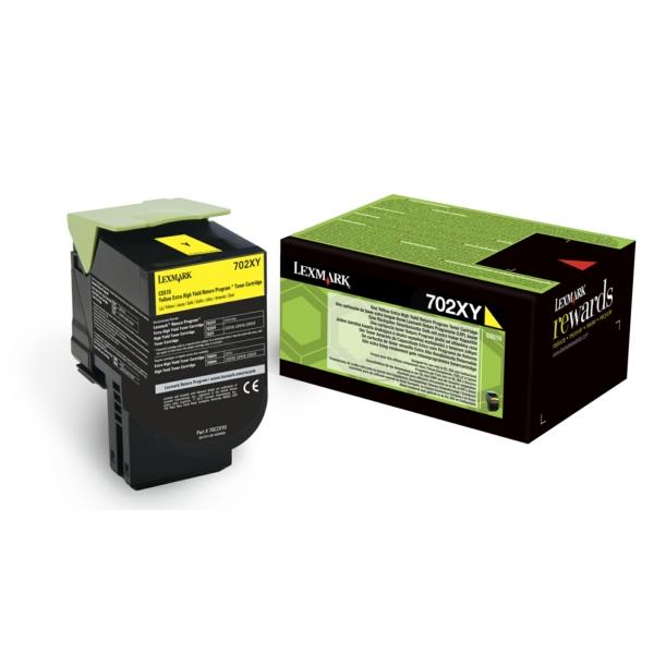 Toner Laser Lexmark 70C2XY0 Extra High Yield Yellow -4k Pgs