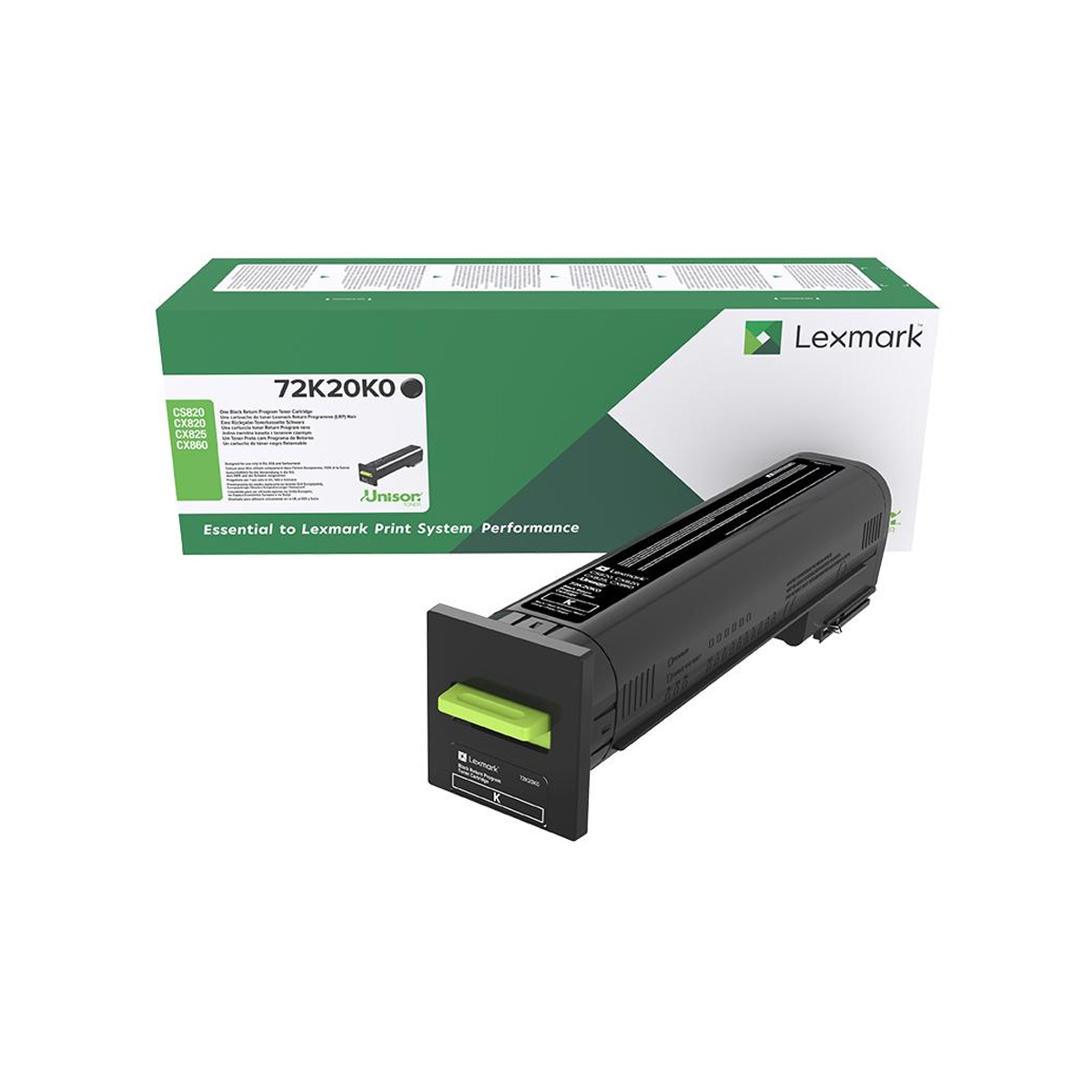 Toner Laser Lexmark 72K20K0 Standard Black -8k Pgs