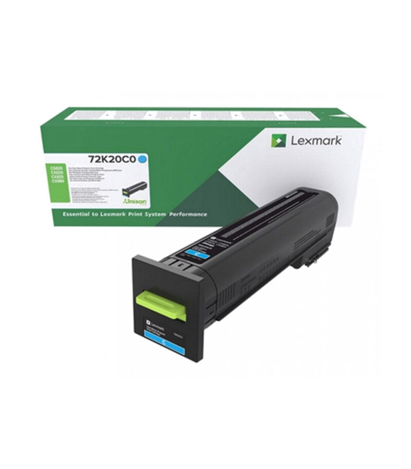 Toner Laser Lexmark 72K20C0 Standard Cyan -8k Pgs