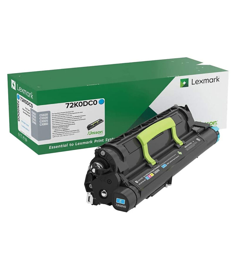 Developer Unit Laser Lexmark 72K0DC0 Cyan -300k Pgs