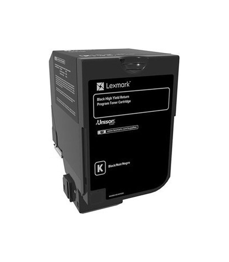 Toner Laser Lexmark 74C2HK0 High Yield Black -20k Pgs