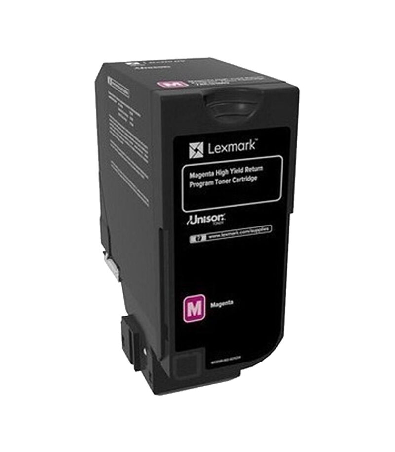 Toner Laser Lexmark 74C2HM0 High Yield Magenta -12k Pgs