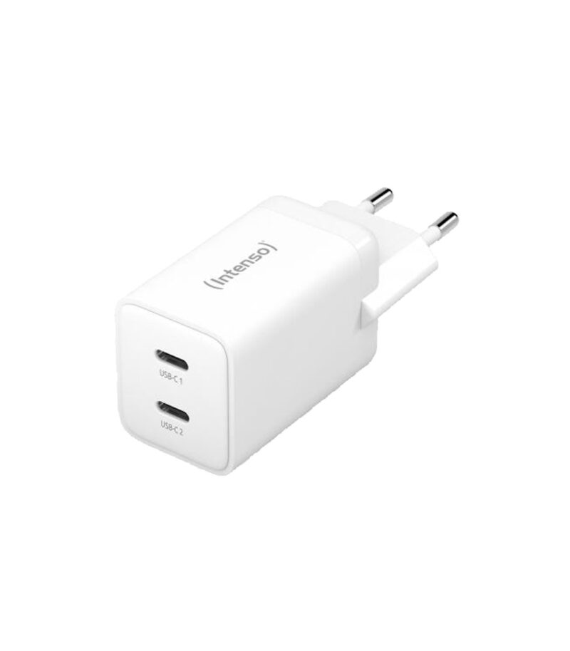 Intenso Power Adapter W40CC GaN 2xUSB-C 40 Watt white - 7804012
