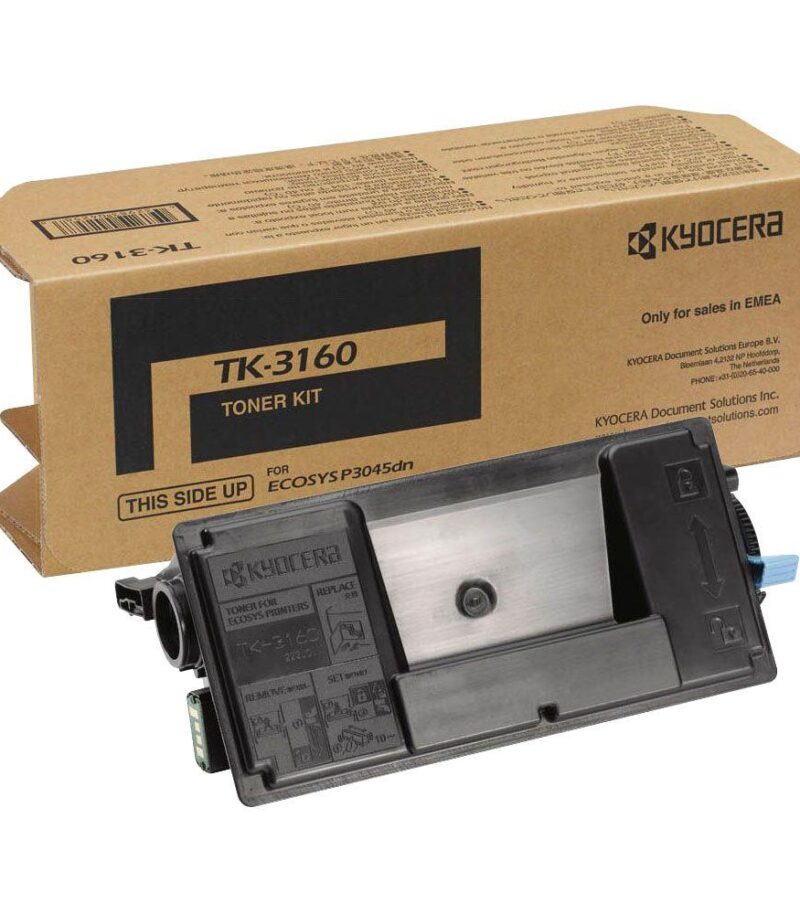 Toner Laser Kyocera Mita TK-3160 Black - 12.5K Pgs