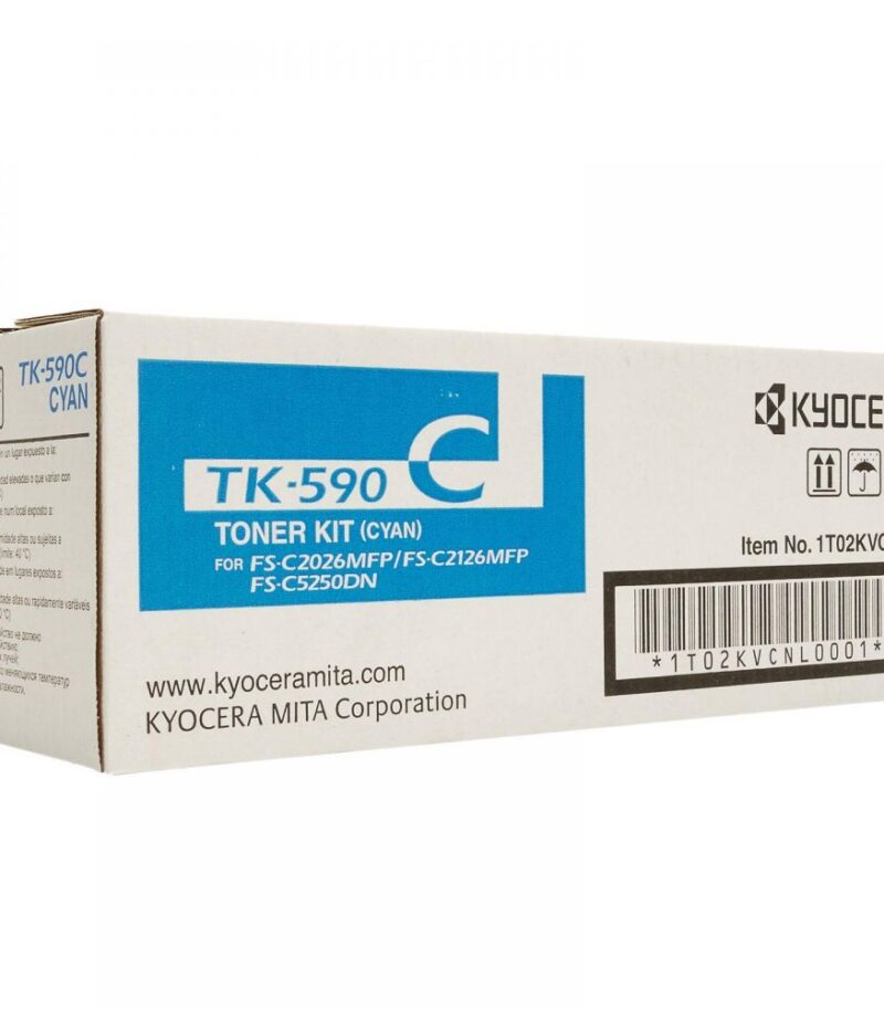 Toner Laser Kyocera Mita TK-590C Cyan - 5K Pgs