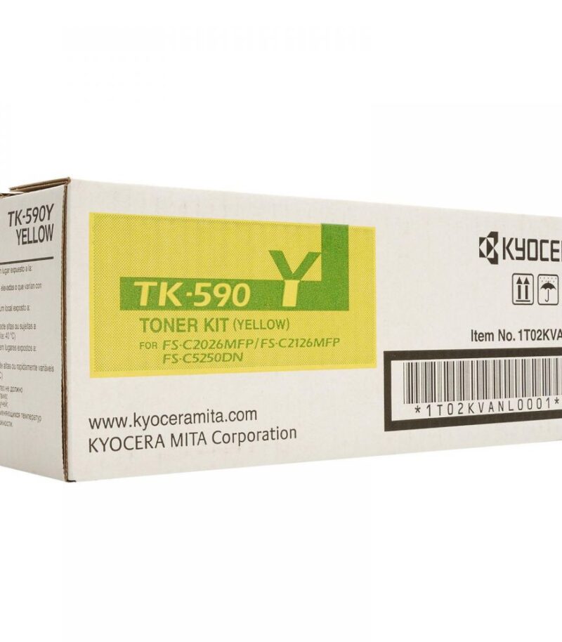 Toner Laser Kyocera Mita TK-590Y Yellow - 5K Pgs