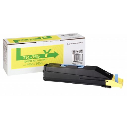 Toner Laser Kyocera Mita TK-855Y Yellow - 18K Pgs