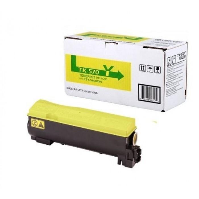 Toner Laser Kyocera Mita TK-570Y Yellow - 12K Pgs