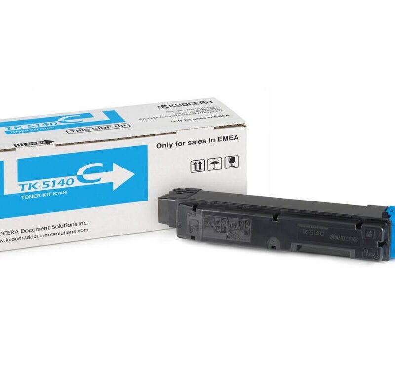 Toner Laser Kyocera Mita TK-5140C Cyan - 5K Pgs