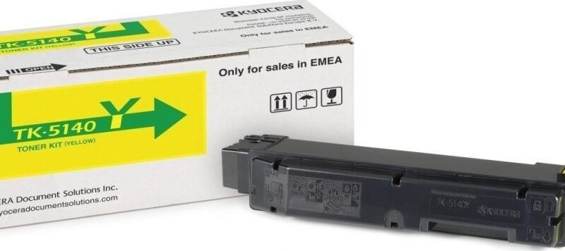 Toner Laser Kyocera Mita TK-5140Y Yellow - 5K Pgs