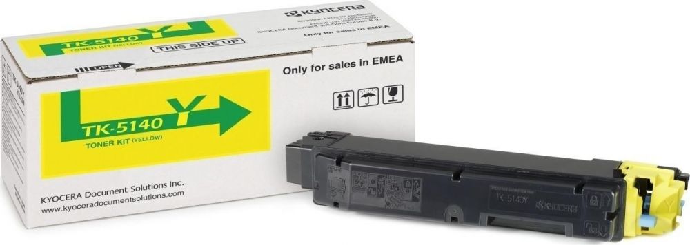 Toner Laser Kyocera Mita TK-5140Y Yellow - 5K Pgs